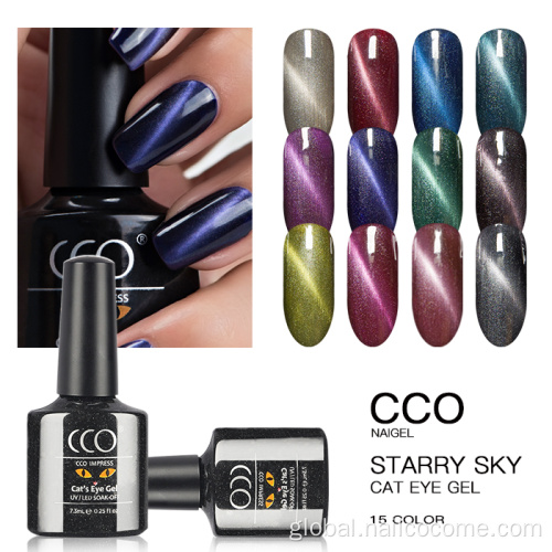 Cat Eye Galaxy Nails Top 3 factory!New product cat eye beauty west nail supply Factory